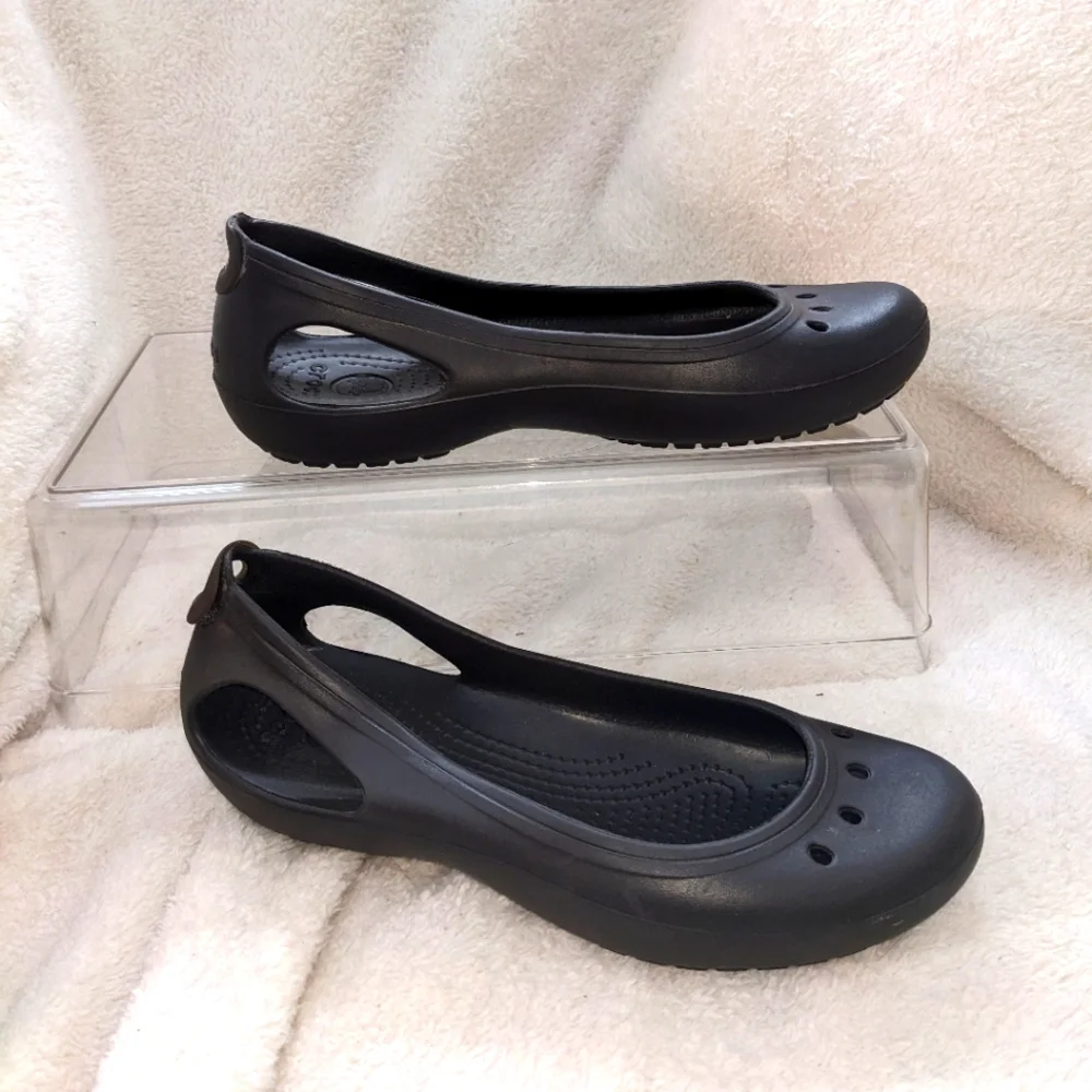 Women's CROCS | Kadee brown flats | size‎ 7